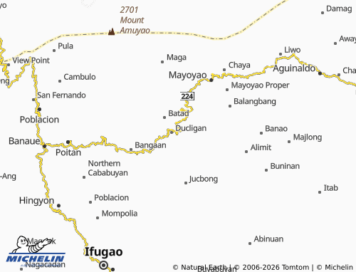 MICHELIN Ayangan map - ViaMichelin