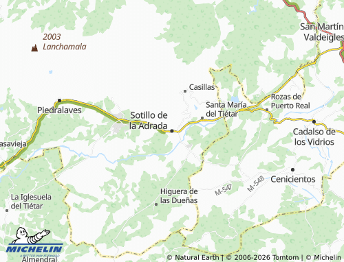 MICHELIN Sotillo de la Adrada map - ViaMichelin