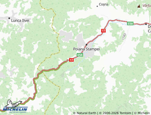 Mappa MICHELIN Căsoi - ViaMichelin
