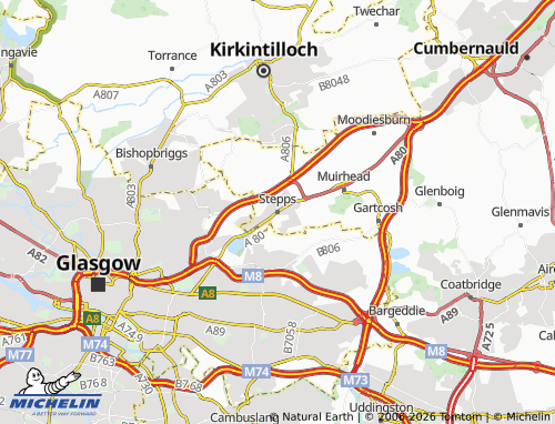 MICHELIN Stepps map - ViaMichelin