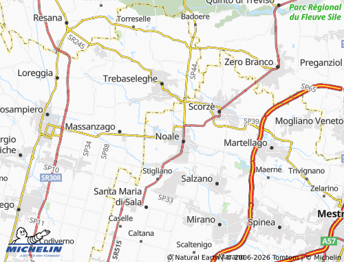 MICHELIN Bigolo map - ViaMichelin