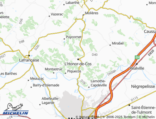 MICHELIN L'Honor-de-Cos map - ViaMichelin