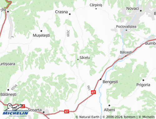 Mappa MICHELIN Săcelu - ViaMichelin