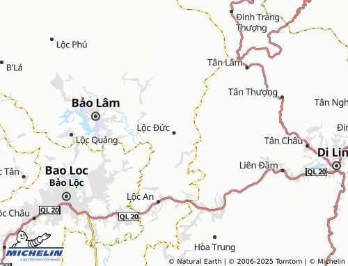 MICHELIN Lộc Đức map - ViaMichelin