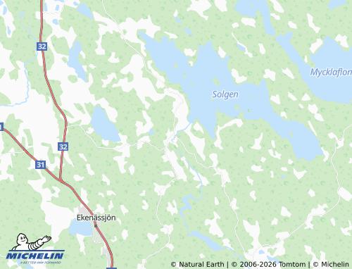 Mapa MICHELIN Värne - ViaMichelin