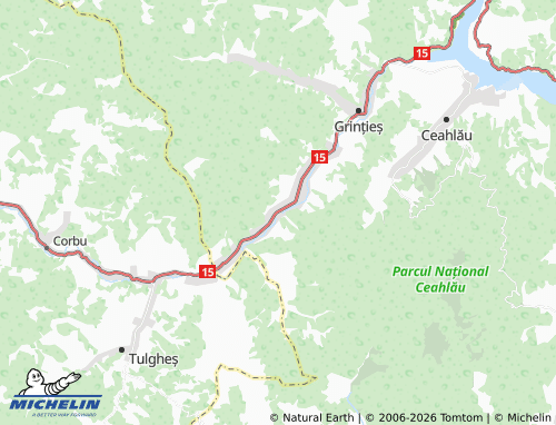 Mapa MICHELIN Bradu - ViaMichelin