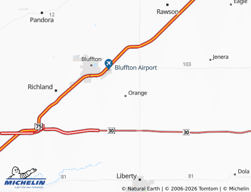 Mapa MICHELIN Orange - ViaMichelin