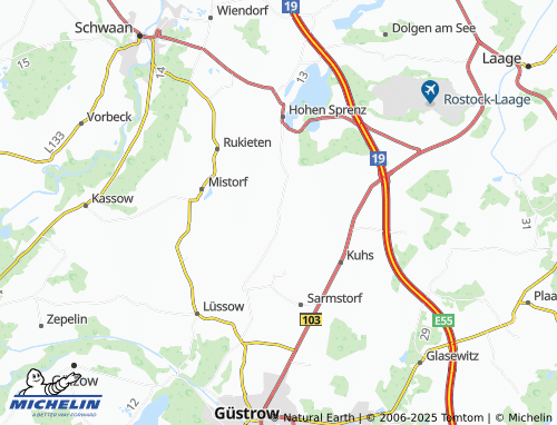MICHELIN Siemitz map - ViaMichelin