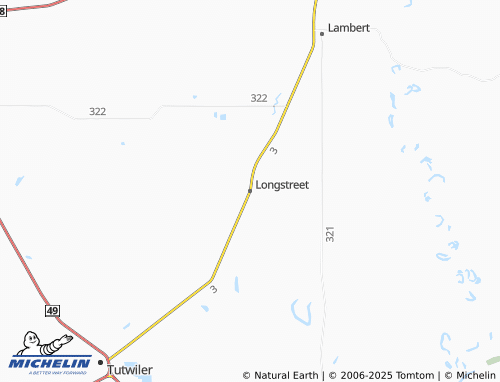 MICHELIN Longstreet map - ViaMichelin