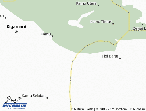 MICHELIN Obaibega map - ViaMichelin