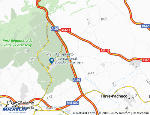 MICHELIN Los Martínez del Puerto map - ViaMichelin