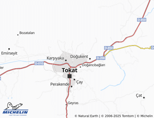 Carte MICHELIN Topçam - ViaMichelin