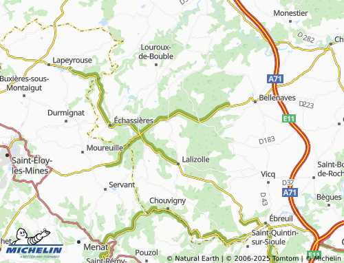 Carte MICHELIN Boënat - ViaMichelin