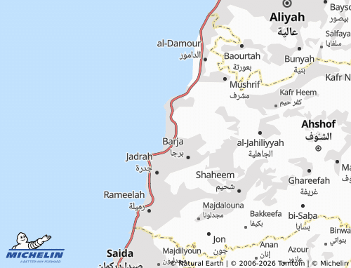 Carte MICHELIN Jiyyah - ViaMichelin