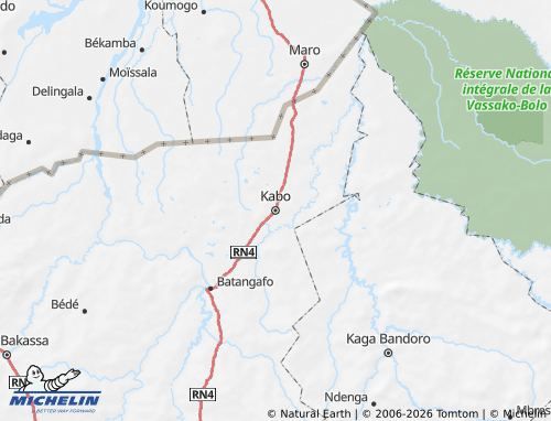 MICHELIN Kabo map - ViaMichelin