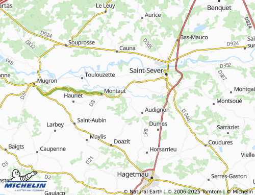 MICHELIN Banos map - ViaMichelin