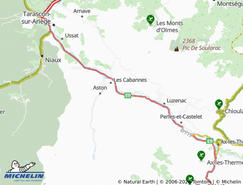 MICHELIN Albiès map - ViaMichelin