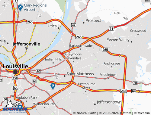 Mapa MICHELIN Bancroft - ViaMichelin