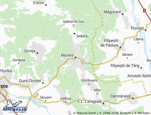 Mappa MICHELIN Moreni - ViaMichelin