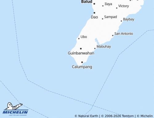 MICHELIN Pulanduta map - ViaMichelin