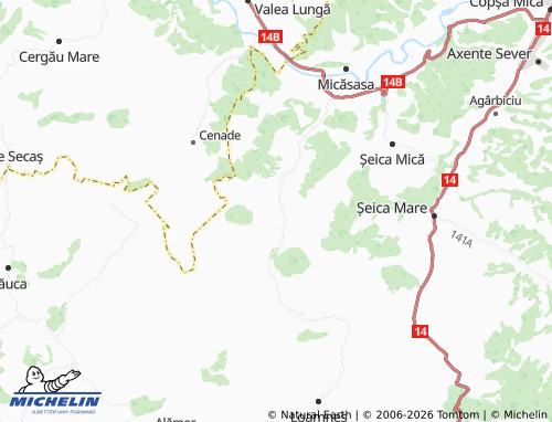 MICHELIN Soroștin map - ViaMichelin