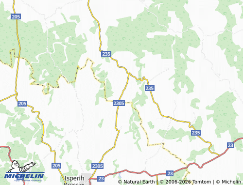 MICHELIN Zebil map - ViaMichelin