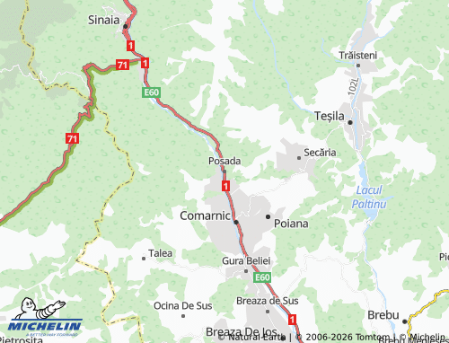 Mapa MICHELIN Posada - ViaMichelin