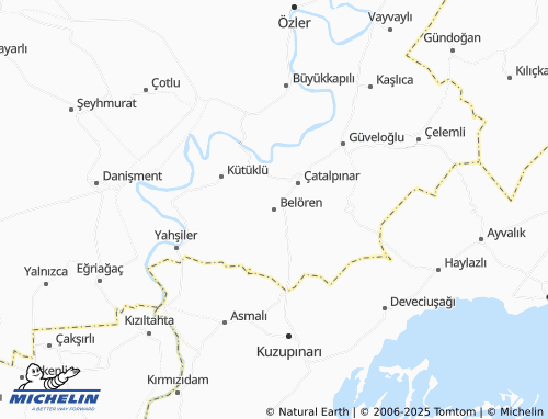 MICHELIN-Landkarte Belören - ViaMichelin