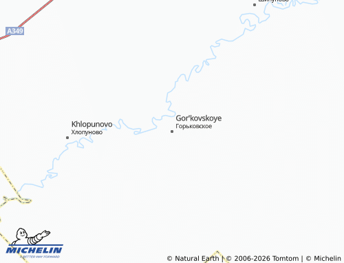 MICHELIN-Landkarte Gor'kovskoye - ViaMichelin