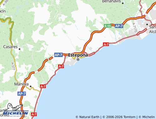 MICHELIN Estepona map - ViaMichelin