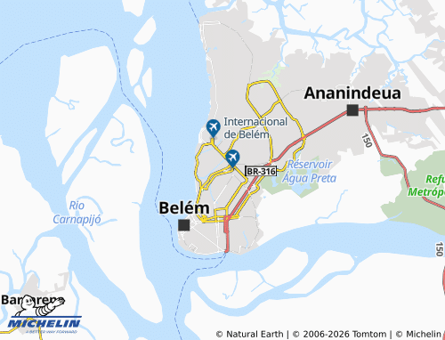 MICHELIN Sacramenta map - ViaMichelin