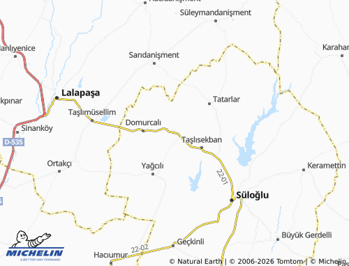 MICHELIN Sülecik map - ViaMichelin