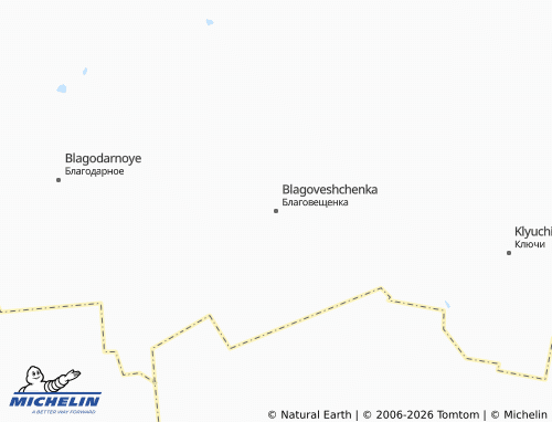 MICHELIN-Landkarte Blagoveshchenka - ViaMichelin