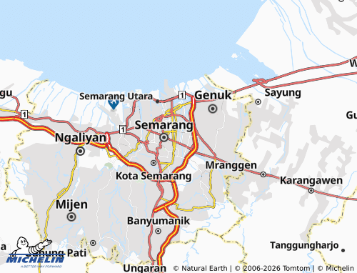 Mapa MICHELIN Karangtempel - ViaMichelin