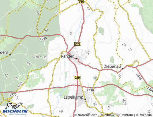 Mapa MICHELIN Rahden - ViaMichelin