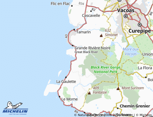 Mappa MICHELIN Little Black River - ViaMichelin