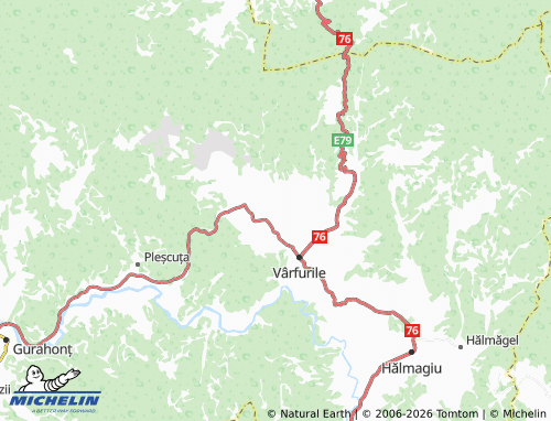 MICHELIN-Landkarte Vidra - ViaMichelin