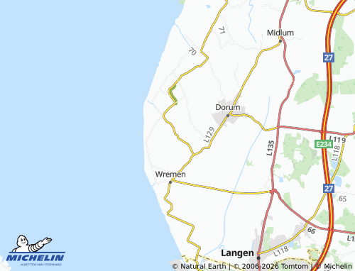 MICHELIN Misselwarden map - ViaMichelin
