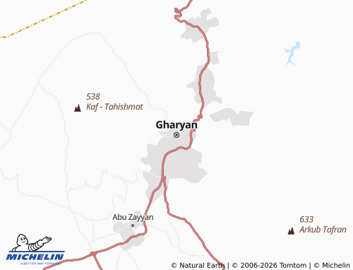 Mappa MICHELIN Garian - ViaMichelin