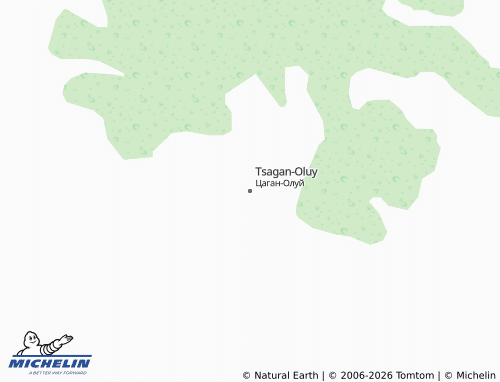 MICHELIN-Landkarte Tsagan-Oluy - ViaMichelin