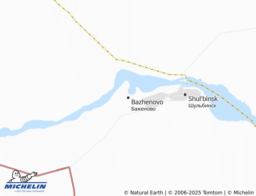 MICHELIN Bazhenovo map - ViaMichelin