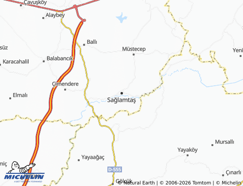 Mappa MICHELIN Sağlamtaş - ViaMichelin