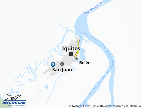 Mapa MICHELIN Iquitos - ViaMichelin