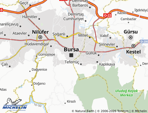 MICHELIN Nalbantoğlu map - ViaMichelin