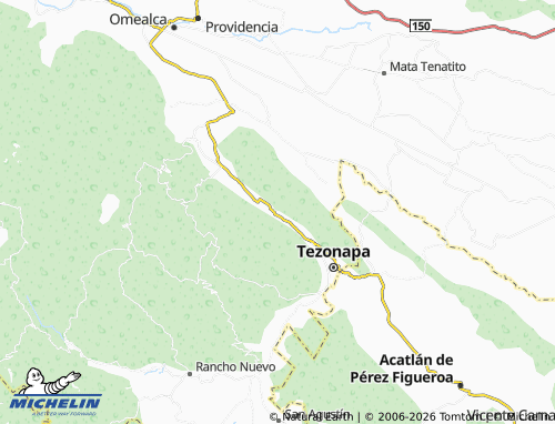 Mapa MICHELIN Obrera, Motzorongo - ViaMichelin