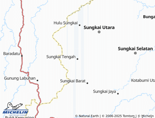 MICHELIN Sungkai Tengah map - ViaMichelin