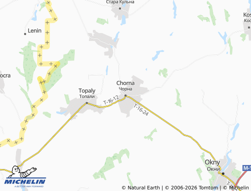 Mapa MICHELIN Chorna - ViaMichelin