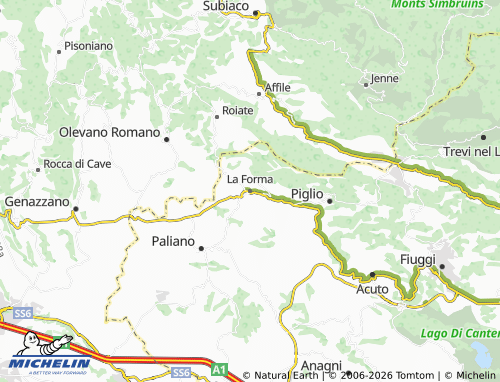 Mappa MICHELIN La Forma - ViaMichelin