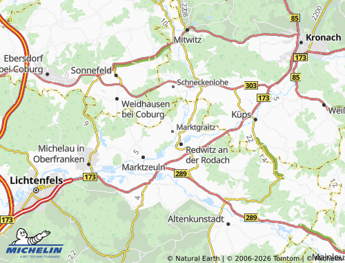 Mapa MICHELIN Marktgraitz - ViaMichelin