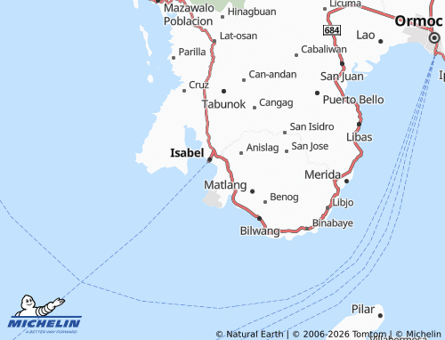 MICHELIN Mahayag map - ViaMichelin
